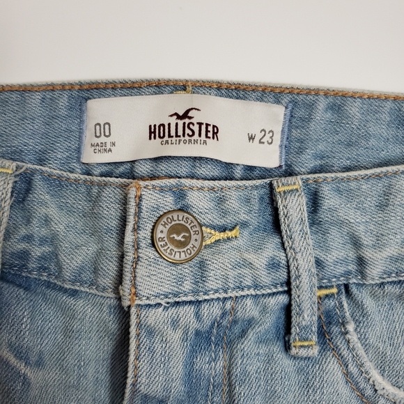 Distressed Hollister Jean Skirt - Picture 3 of 4